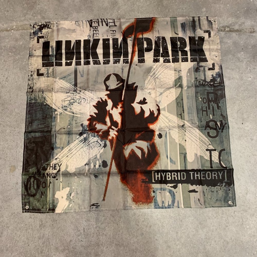 Linkin Park Hybrid Theory Album CD Cover Custom Wall Flag Tapestry Banner 3FT X